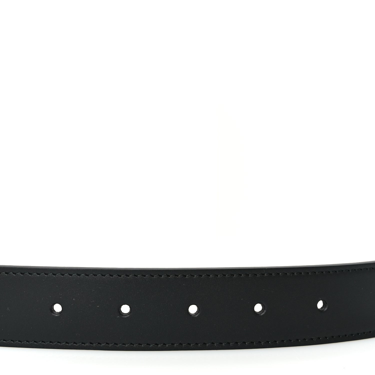 Gucci Calfskin Double G 30mm Belt 90 36 Black 3 of 5