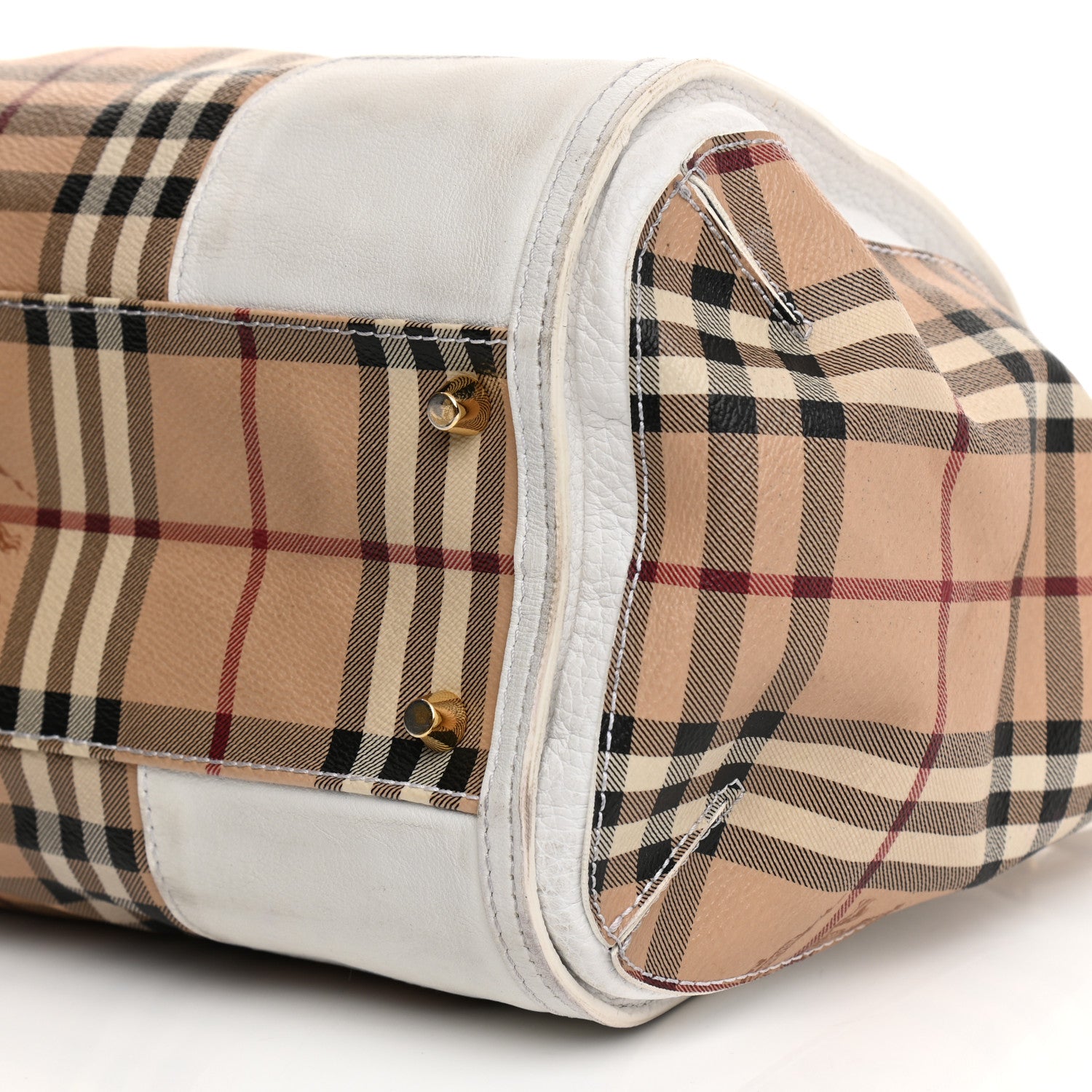 Burberry Haymarket Check Small Gladstone White 21 of 41