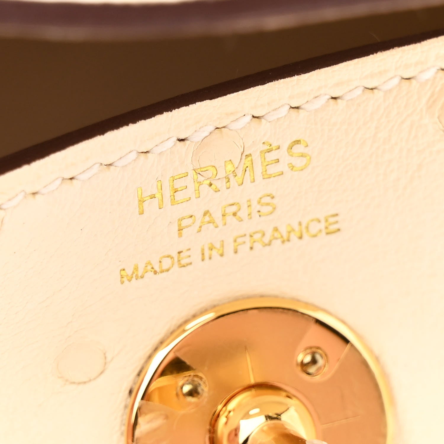 Hermes Ostrich Mini Lindy 20 Nata 6 of 14