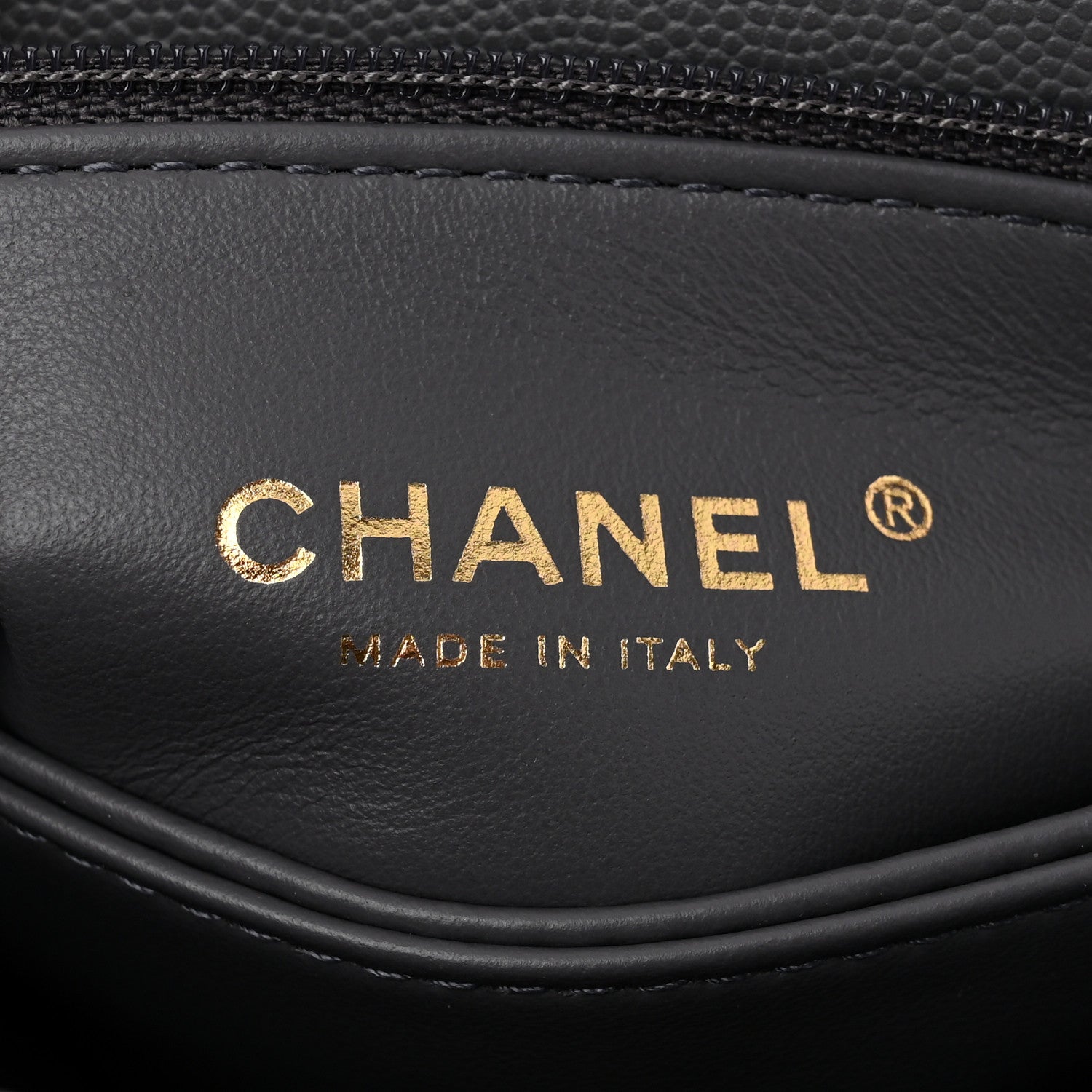 Chanel Caviar Quilted Mini Coco Handle Flap Grey 6 of 11