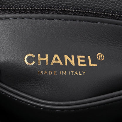 Chanel Caviar Quilted Mini Coco Handle Flap Grey 6 of 11