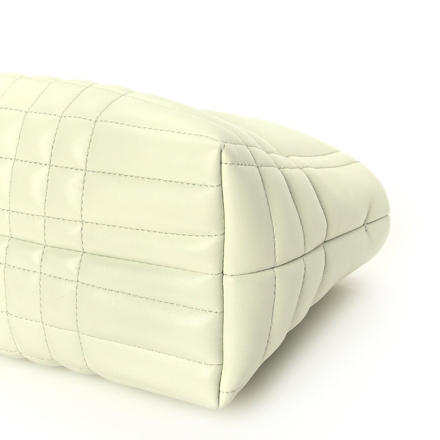 Lambskin Quilted Small Soft Lola Bag Pistachio