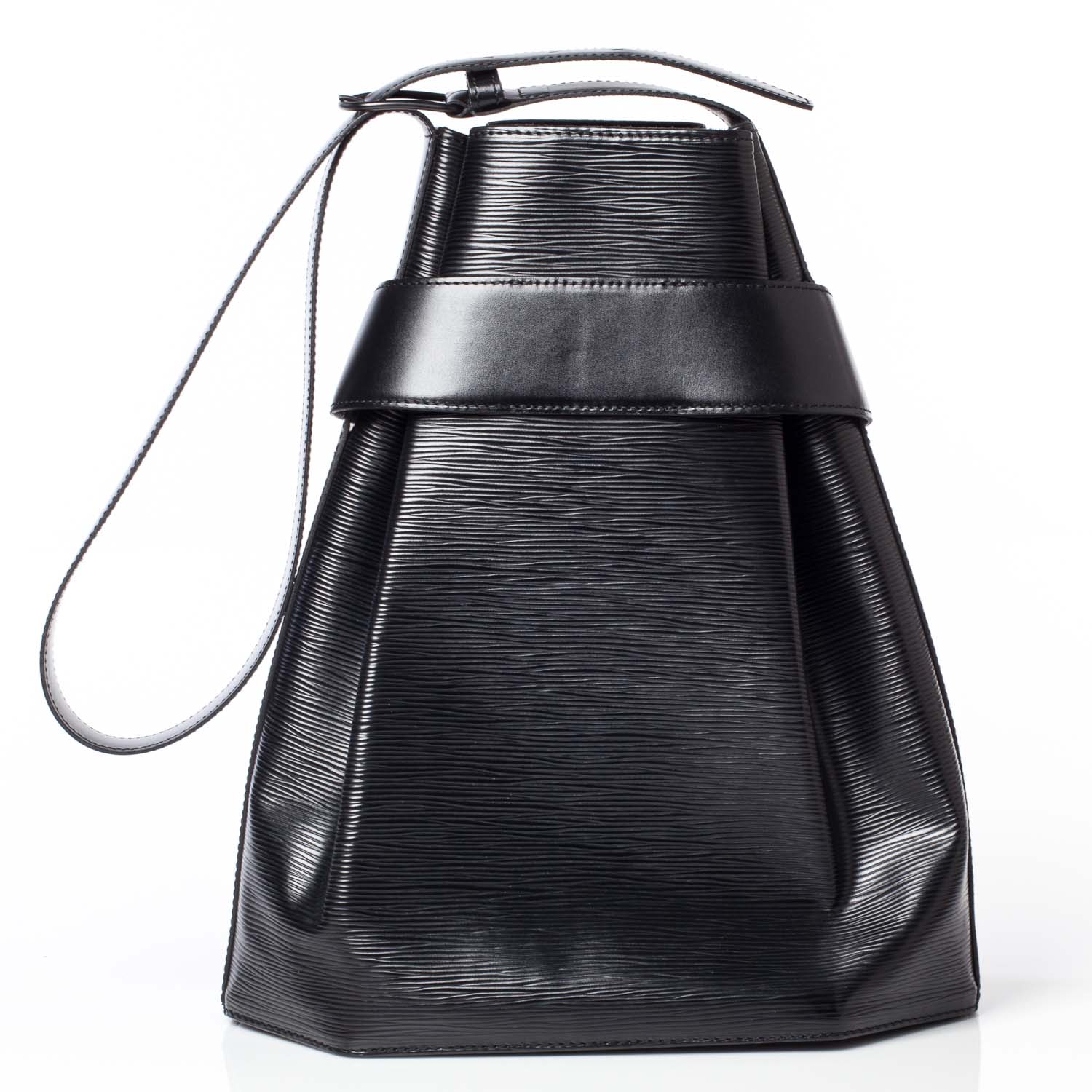 Louis Vuitton Epi Sac D'Epaule Black 4 of 11