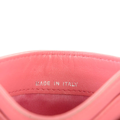 Chanel Lambskin Camellia Embossed Card Holder Pink 10 of 13