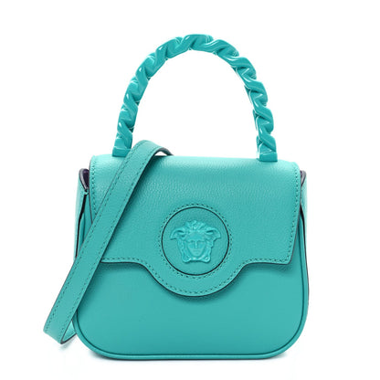 Versace Calfskin Mini La Medusa Bag Turquoise 1 of 7