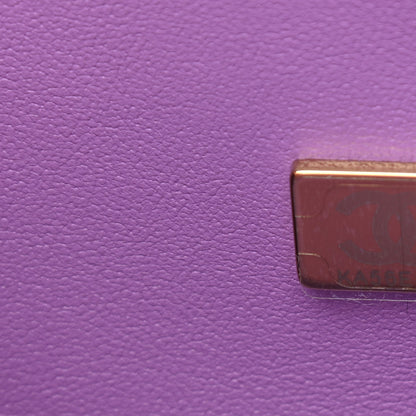 Chanel Caviar Quilted Small Double Flap Purple 7 of 11