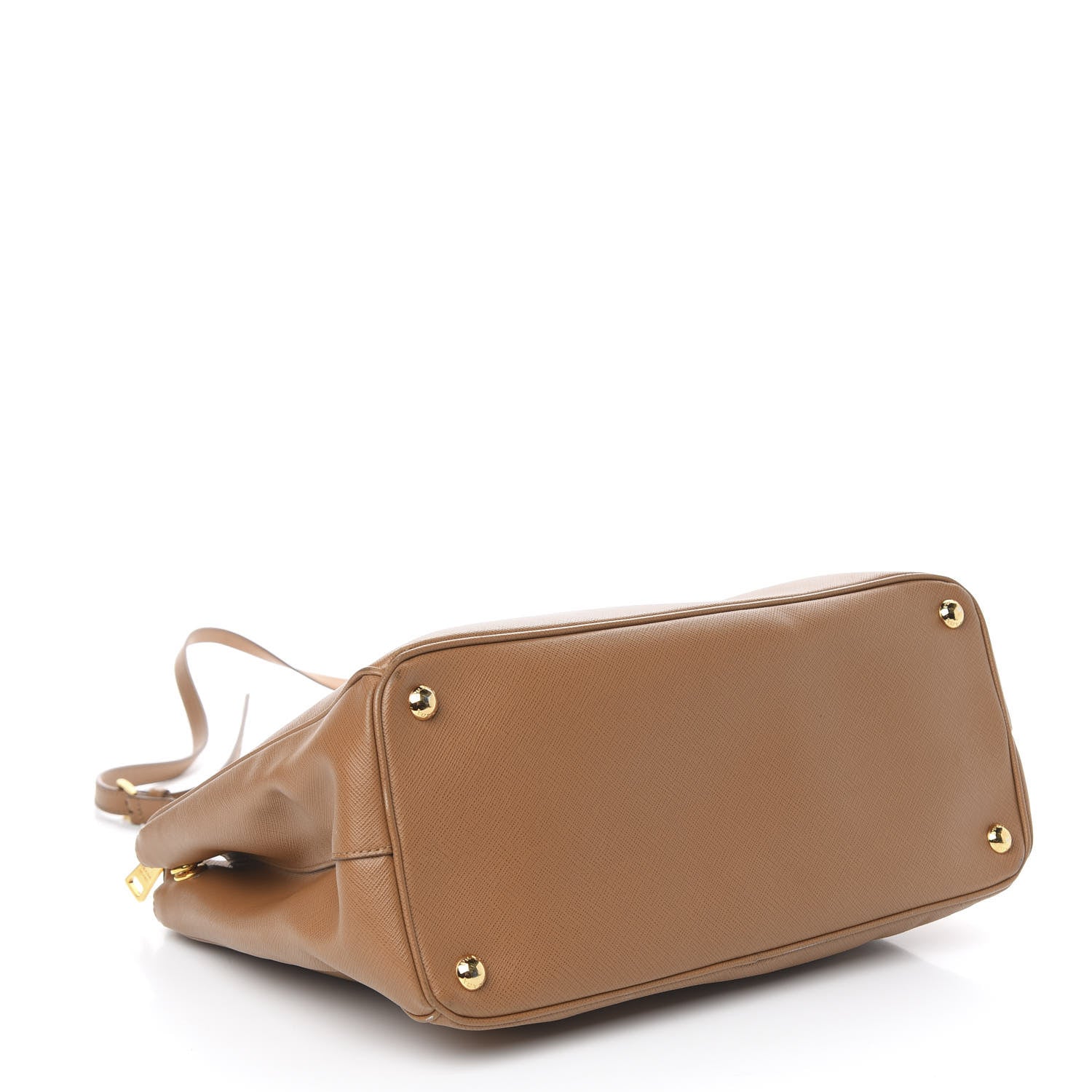 Prada Saffiano Medium Galleria Double Zip Tote Caramel 5 of 16