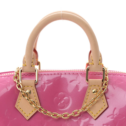 Louis Vuitton Vernis Monogram Nano Speedy Neon Pink 7 of 9