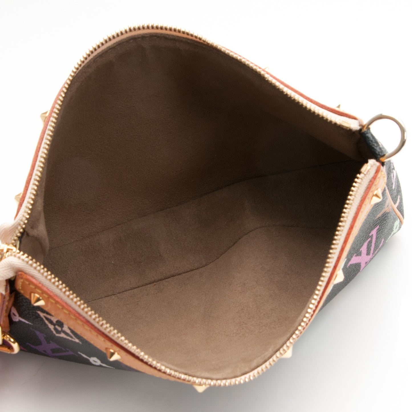 Monogram Multicolor Pochette Accessories Black