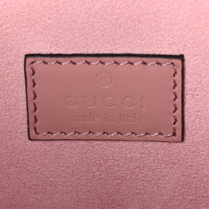 Gucci Gilbert Calfskin Jumbo GG Embossed Super Mini Tote Bag Porcelain Rose 5 of 7