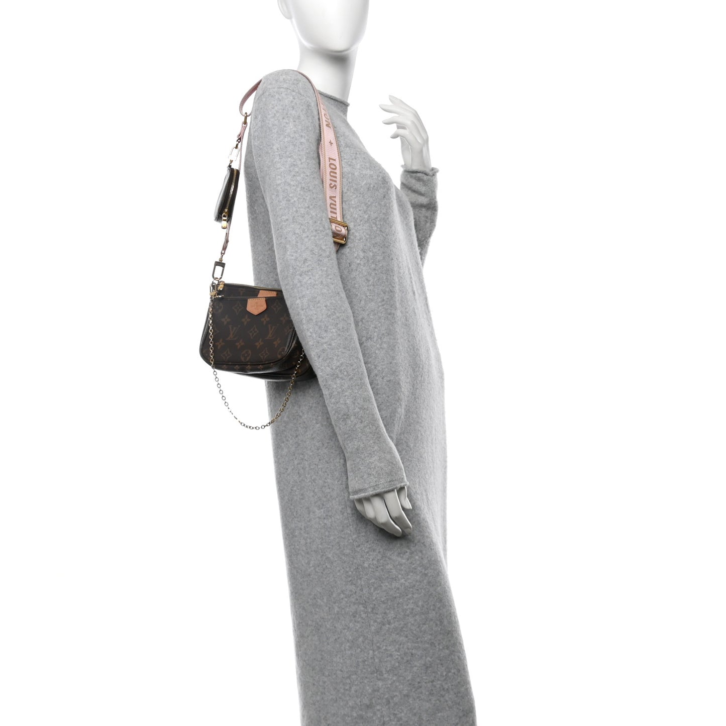 Monogram Multi Pochette Accessories Rose Clair