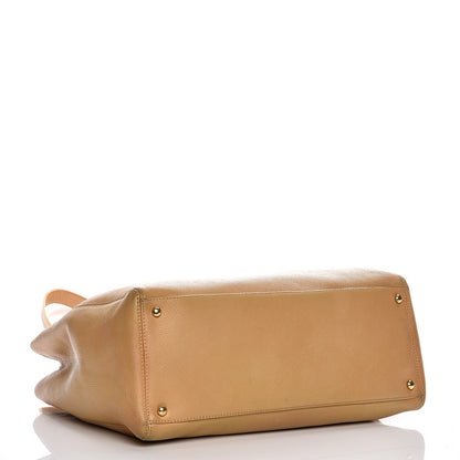 Chanel Calfskin Cerf Executive Shopper Tote Beige 5 of 19