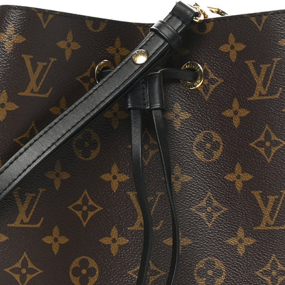 Louis Vuitton Monogram Neonoe MM Black 7 of 7