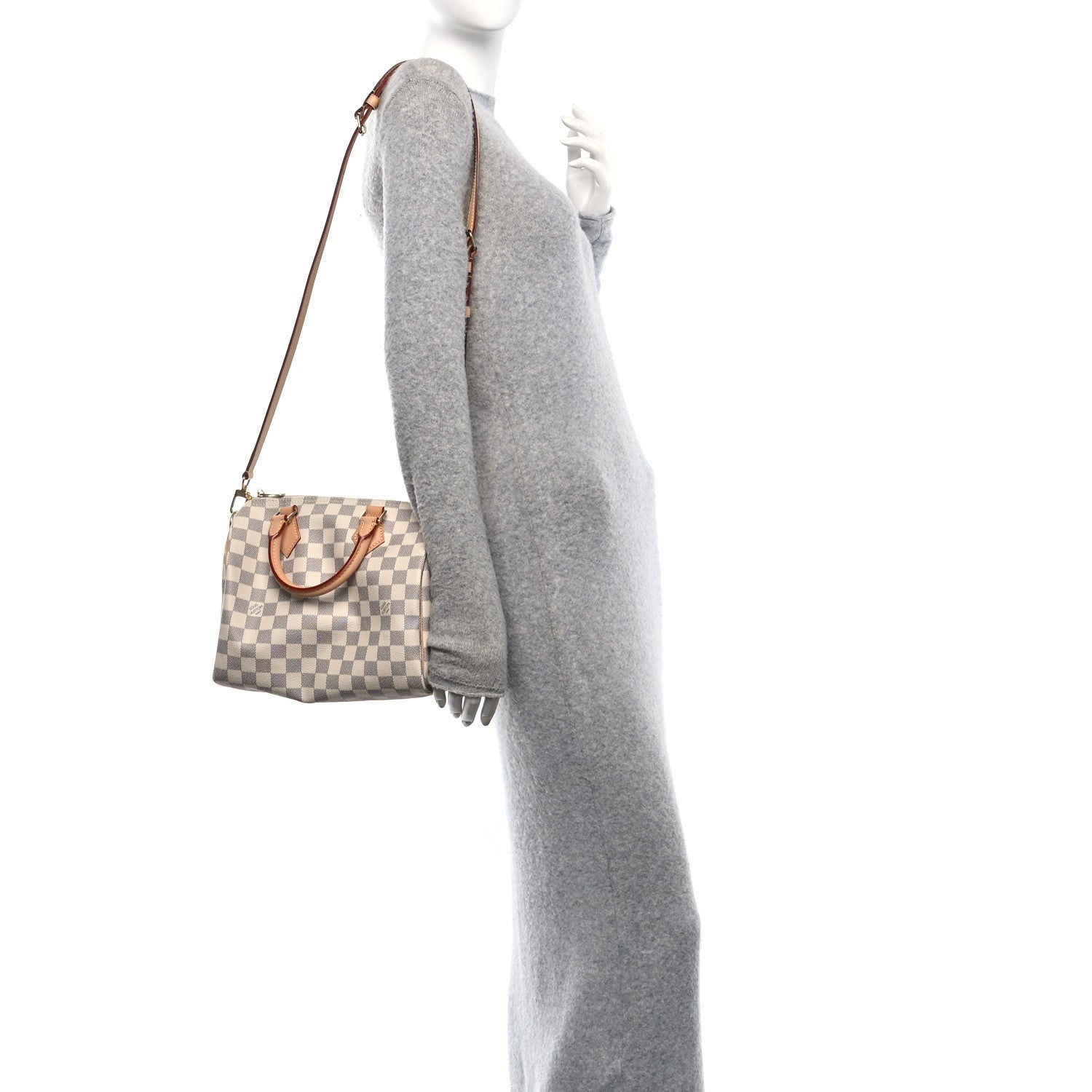 Louis Vuitton Damier Azur Speedy Bandouliere 25 2 of 7