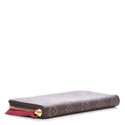 Louis Vuitton Monogram Clemence Wallet Fuchsia 4 of 9
