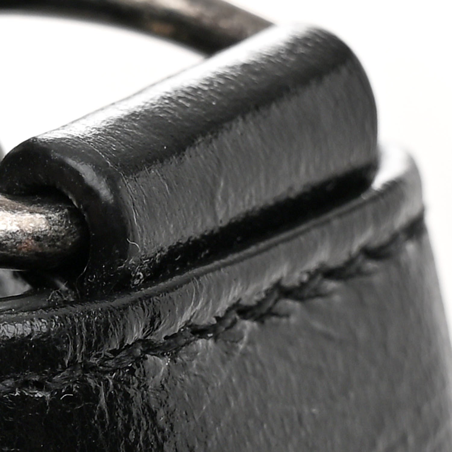 Saint Laurent Crinkled Calfskin Matelasse Monogram Large Niki Chain Satchel Black 14 of 14