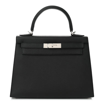 Hermes Epsom Kelly Sellier 28 Black 1 of 10