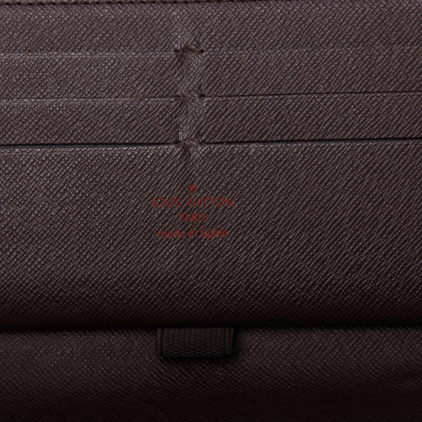 Damier Ebene Zippy Organizer Wallet