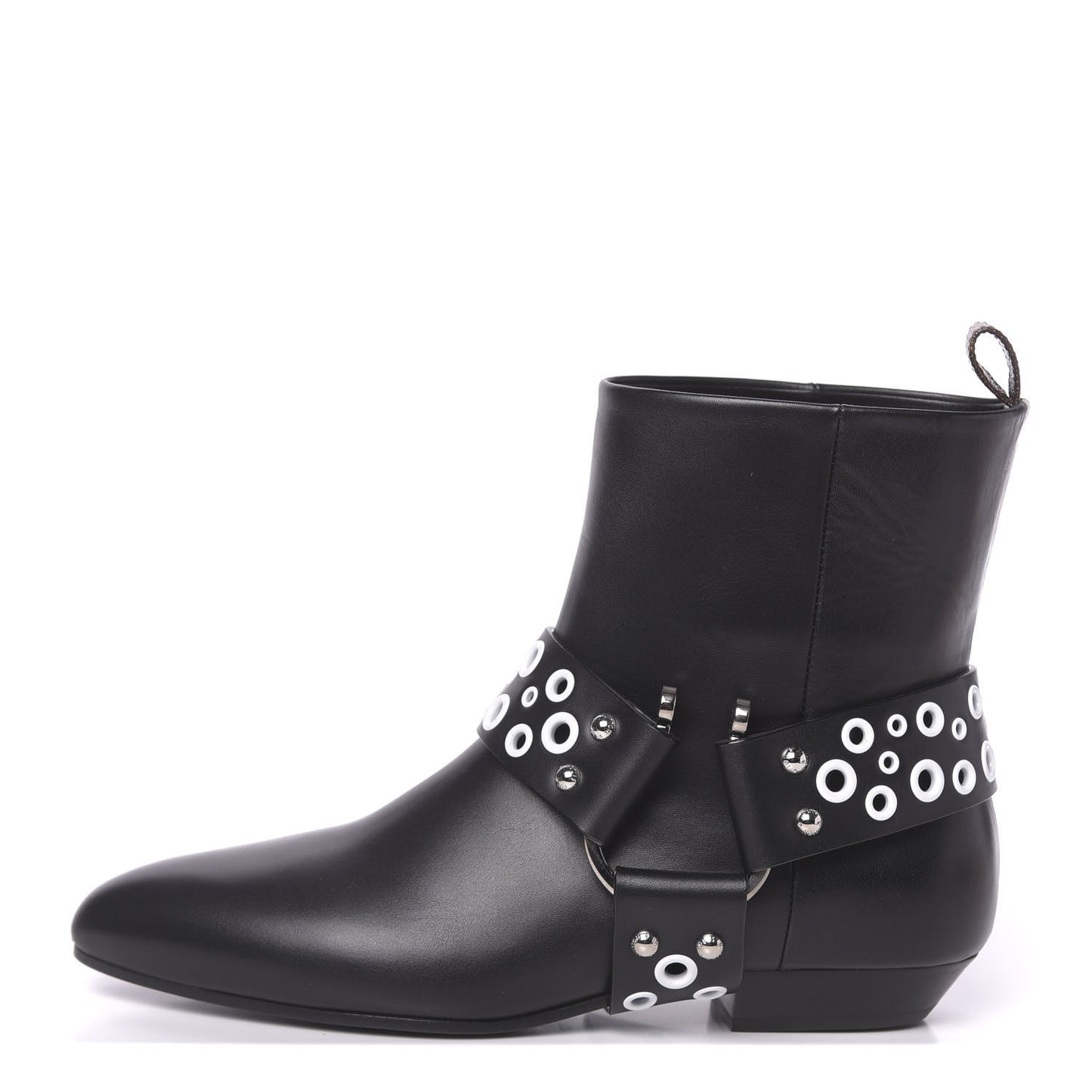 Calfskin Rhapsody Ankle Boots 37.5 Black