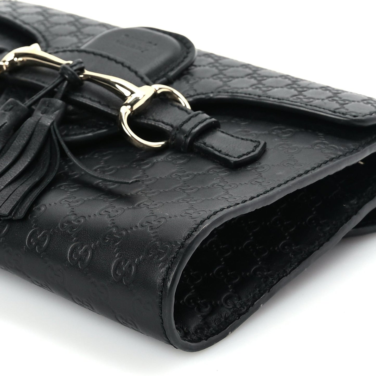 Microguccissima Mini Emily Shoulder Bag Black