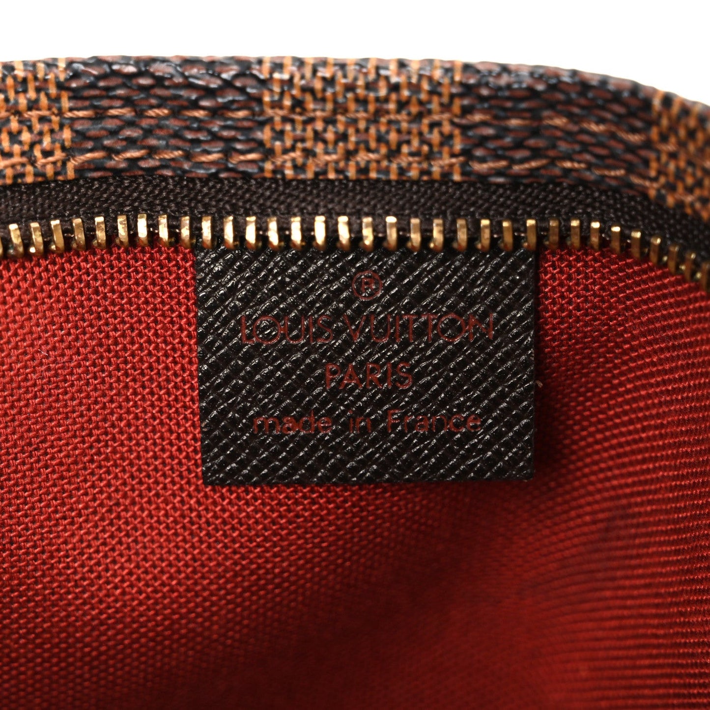 Damier Ebene Trousse Make Up Bag Pochette