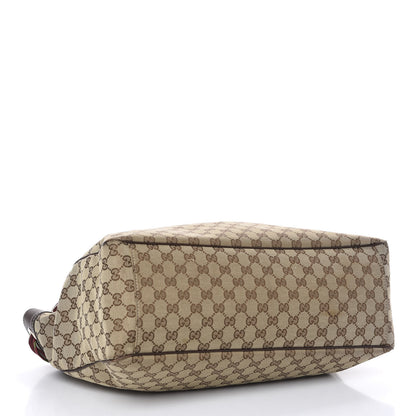 Gucci Monogram Large Positano Tote Brown 3 of 13