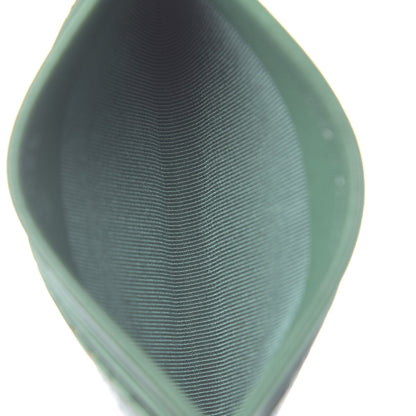 Chanel Perforated Lambskin Quilted Card Holder Green 5 of 8