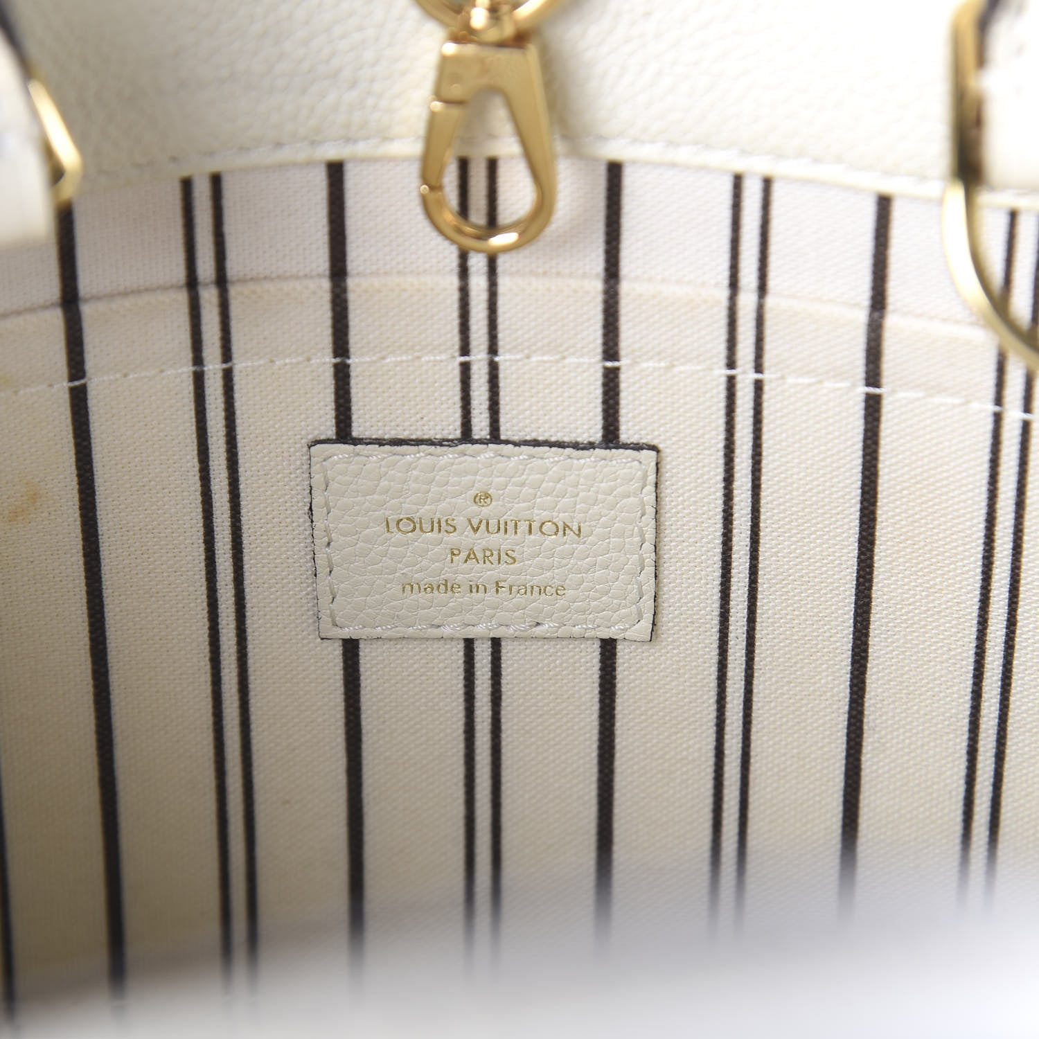 Louis Vuitton Empreinte Montaigne BB Creme 6 of 9