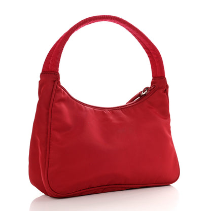 Prada Tessuto Nylon Mini Re-Edition 2000 Bag Rosso 3 of 12