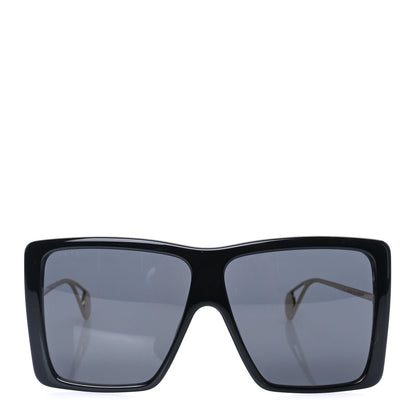 Gucci Acetate Oversize Square Frame GG0435SA Sunglasses  Black 2 of 7