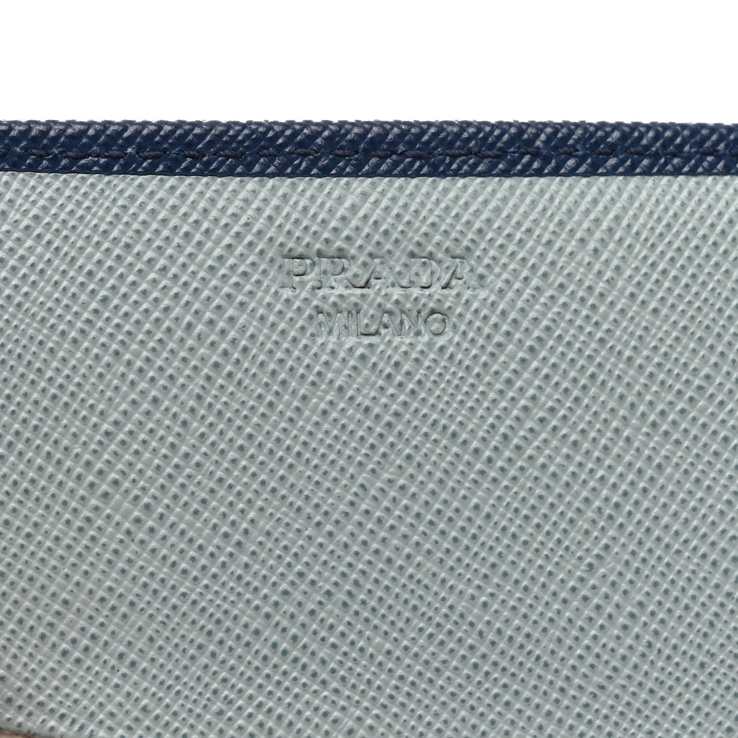 Saffiano Metal Continental Flap Wallet Bleuette Lago White