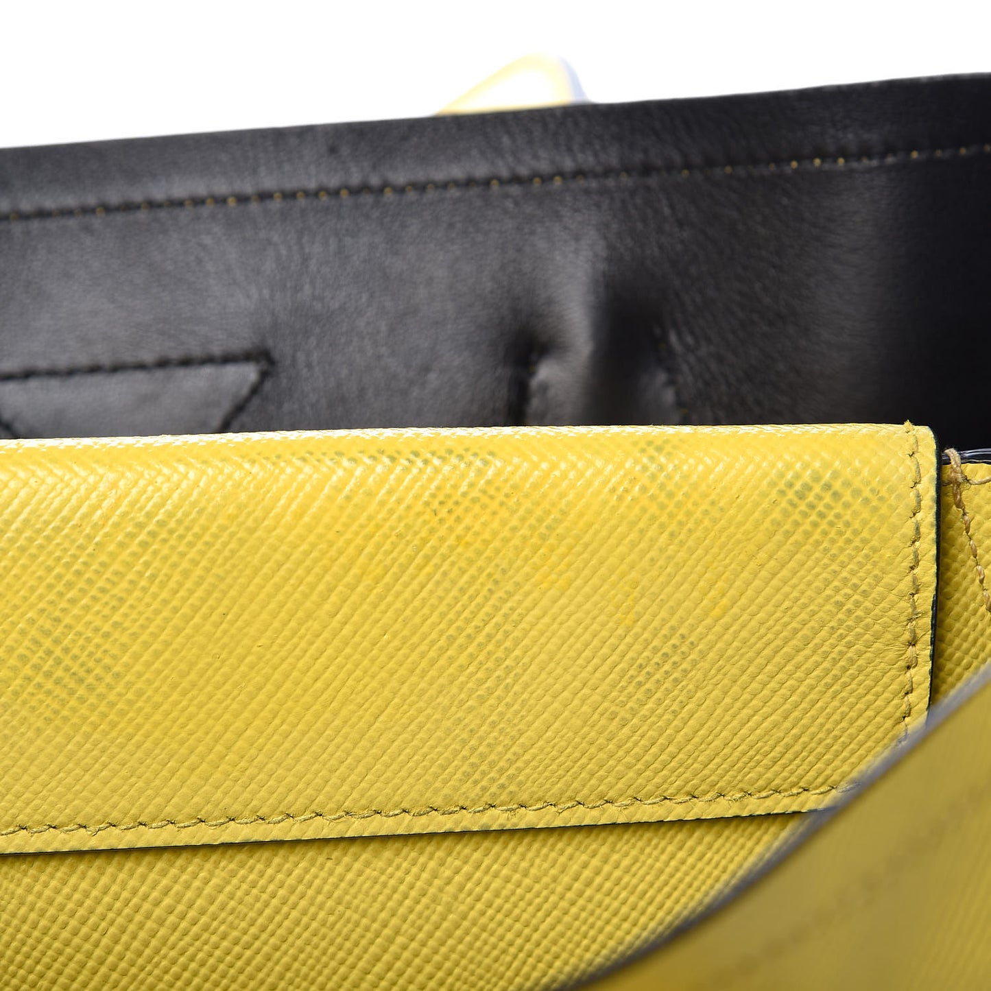 Saffiano Cuir Large Double Bag Girasole