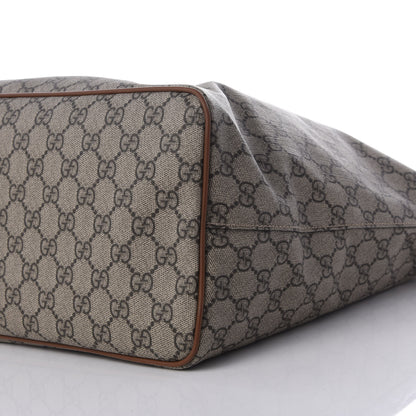Gucci Soft GG Supreme Monogram Medium Crossbody Tote Beige Cuir 12 of 12