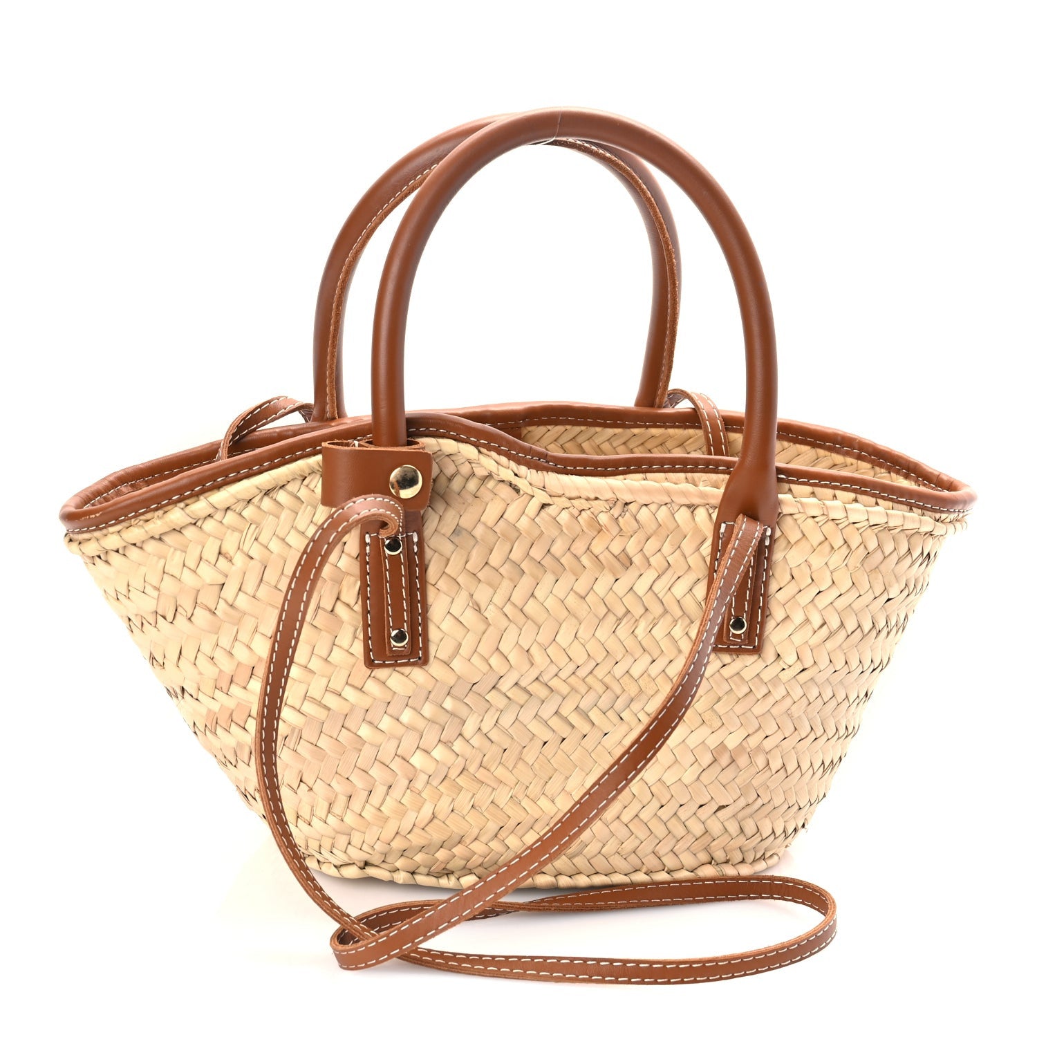 Jacquemus Raffia Le Petit Panier Soli  Light Brown 2 of 8