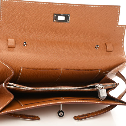 Hermes Epsom Kelly Wallet To Go Gold 5 of 7