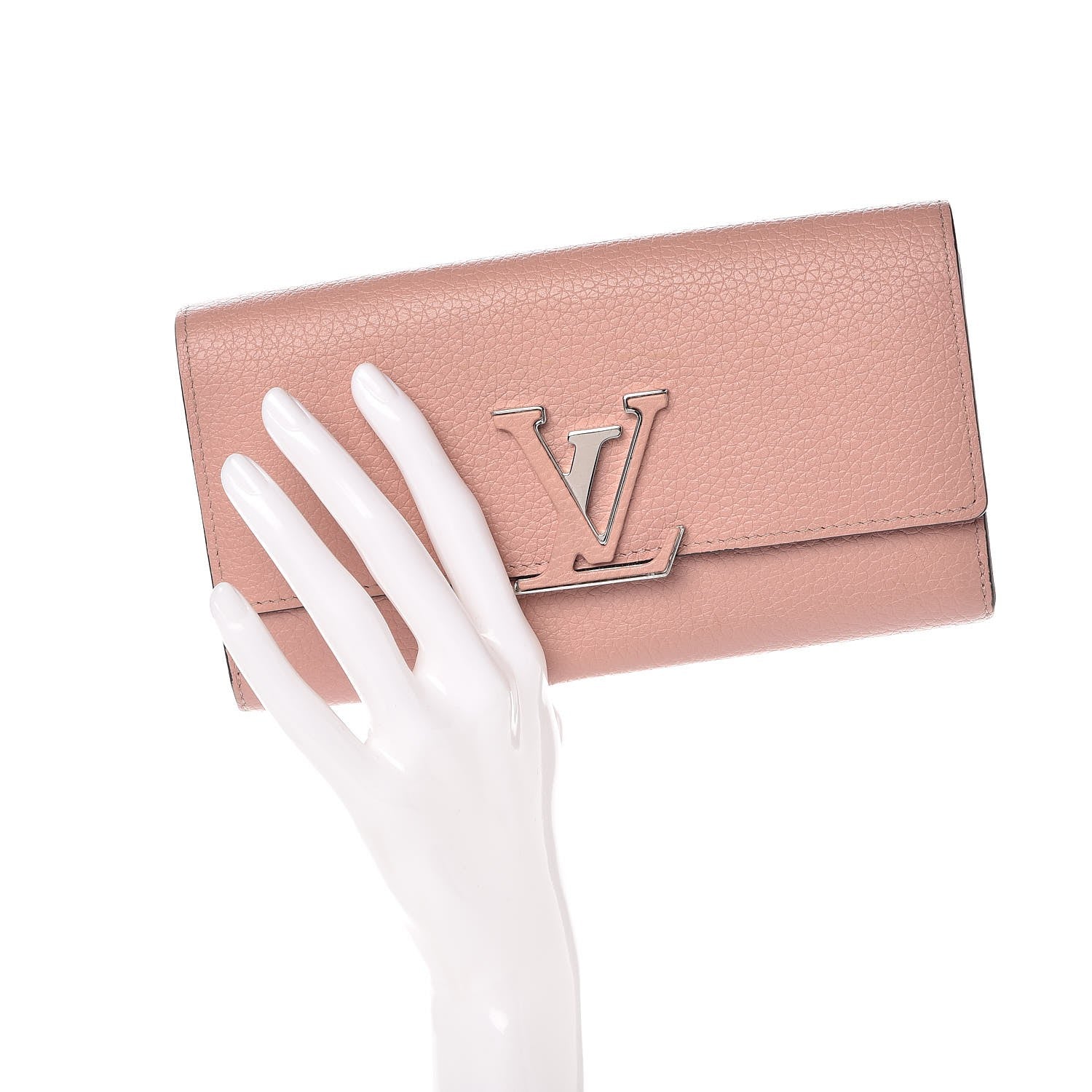 Louis Vuitton Taurillon Capucines Wallet Magnolia 2 of 10