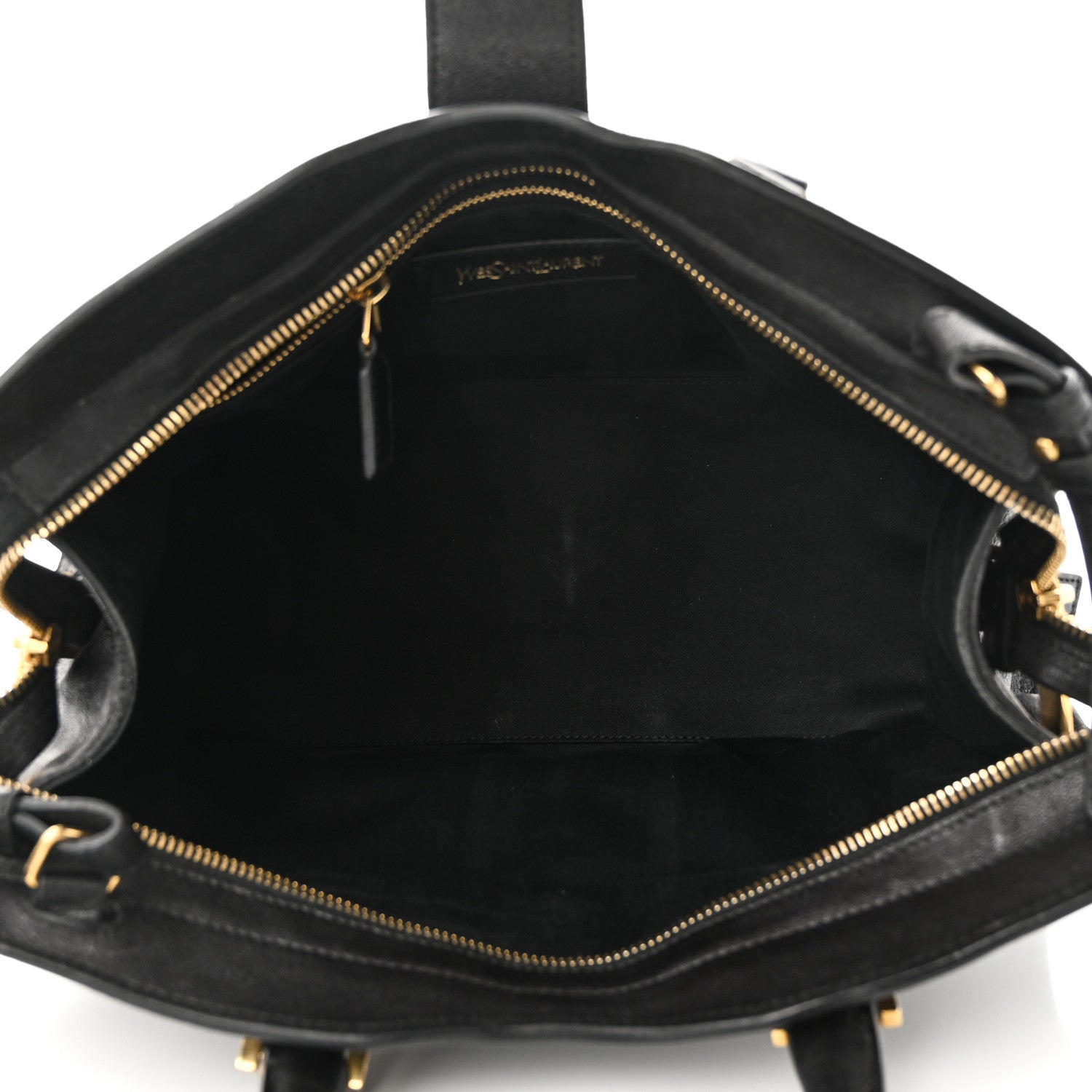 Saint Laurent Sheepskin Small Cabas ChYc Black 5 of 11