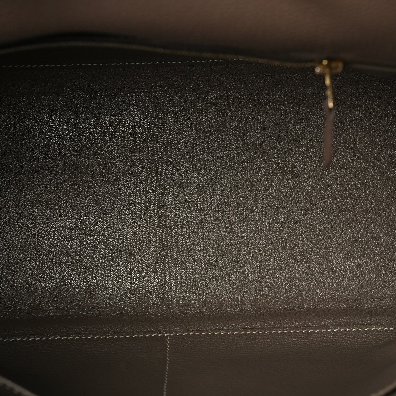 Hermes Togo Kelly Retourne 35 Etoupe 4 of 9