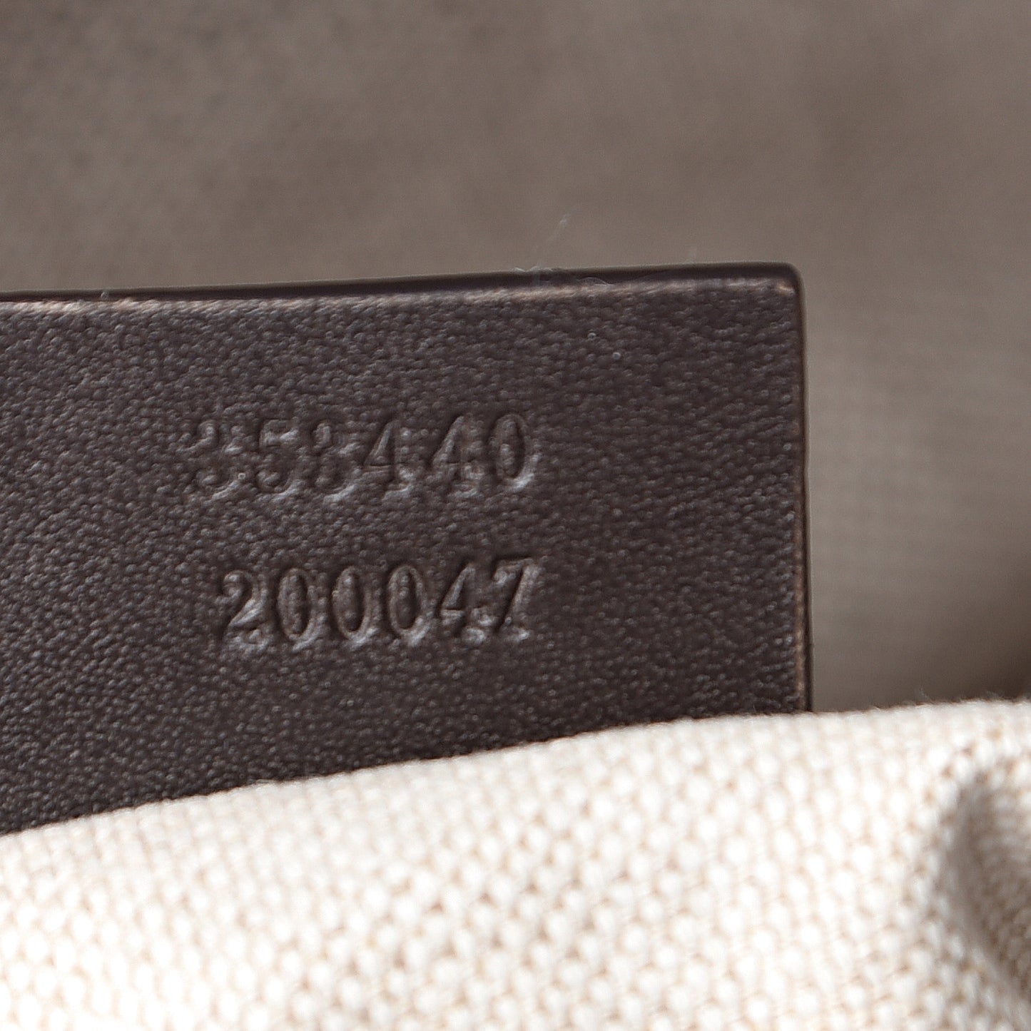 GG Supreme Monogram Small Zippered Tote Dark Brown