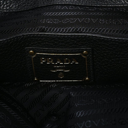 Prada Vitello Daino Tote Nero Black 5 of 8