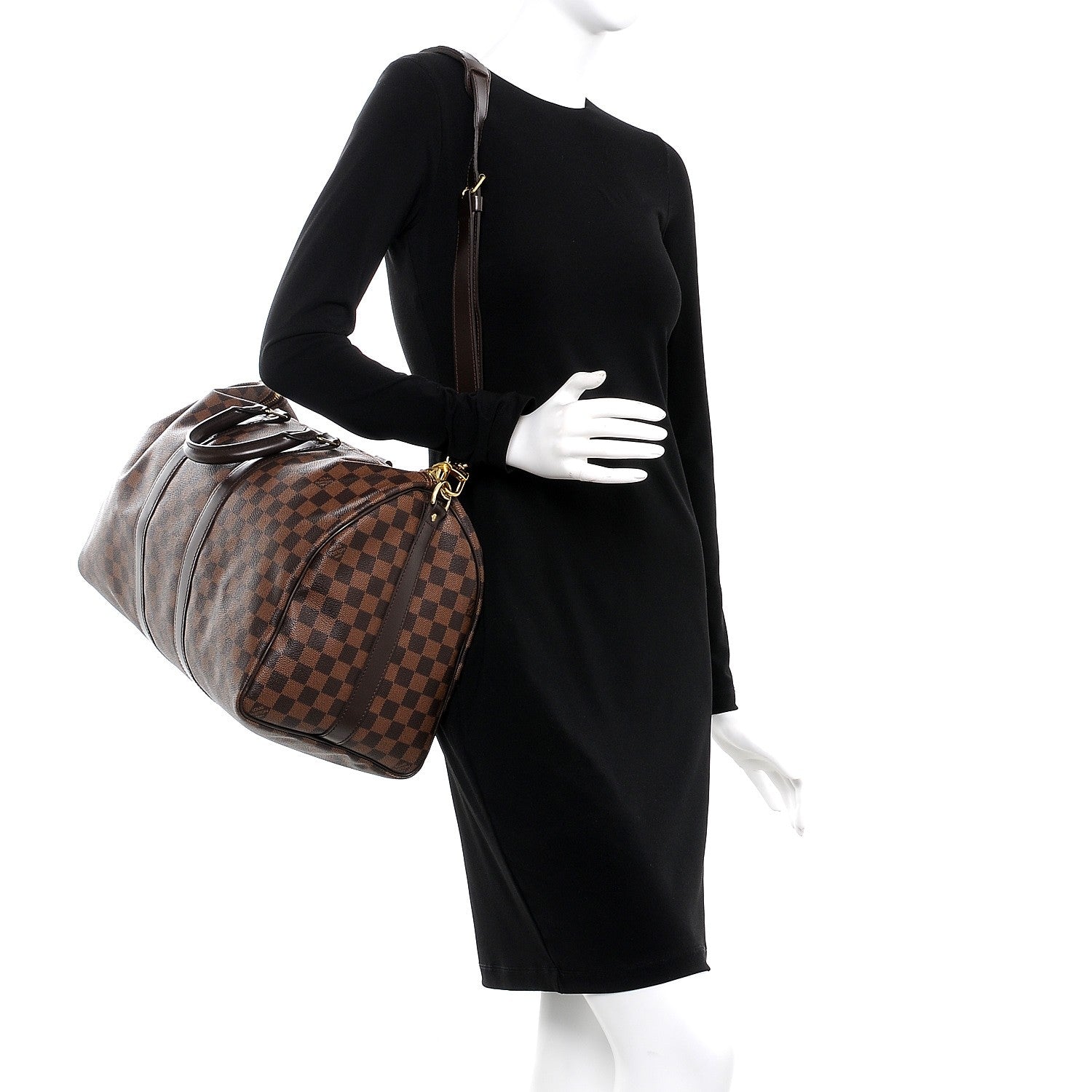 Louis Vuitton Damier Ebene Keepall Bandouliere 45 2 of 8