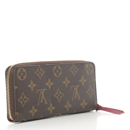 Louis Vuitton Monogram Clemence Wallet Fuchsia 3 of 11
