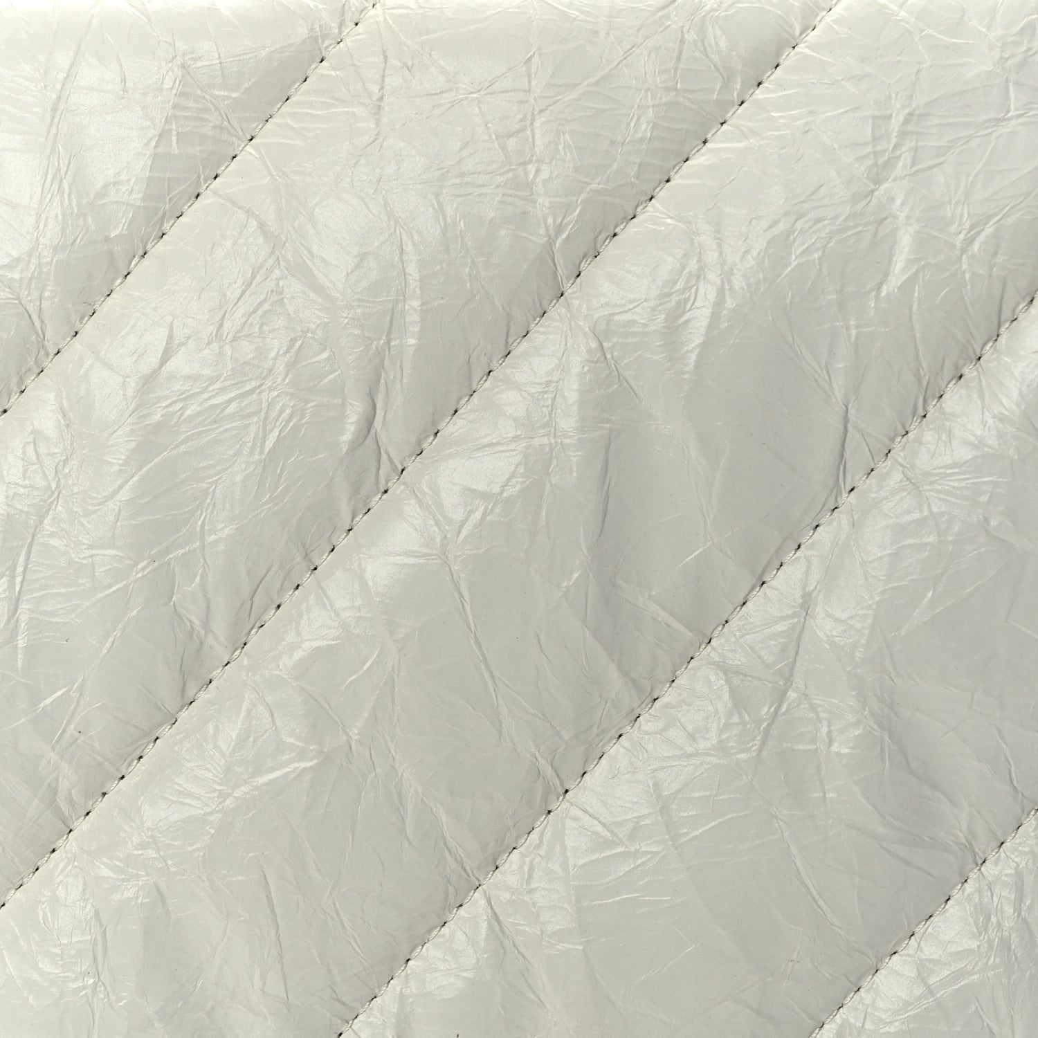 Balenciaga Crushed Calfskin Quilted Medium Crush Chain Bag Optic White 6 of 8
