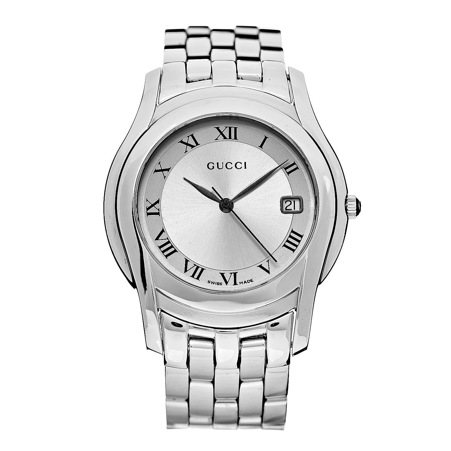 Gucci Stainless Steel 35mm 5500M Quartz Watch 1 of 6