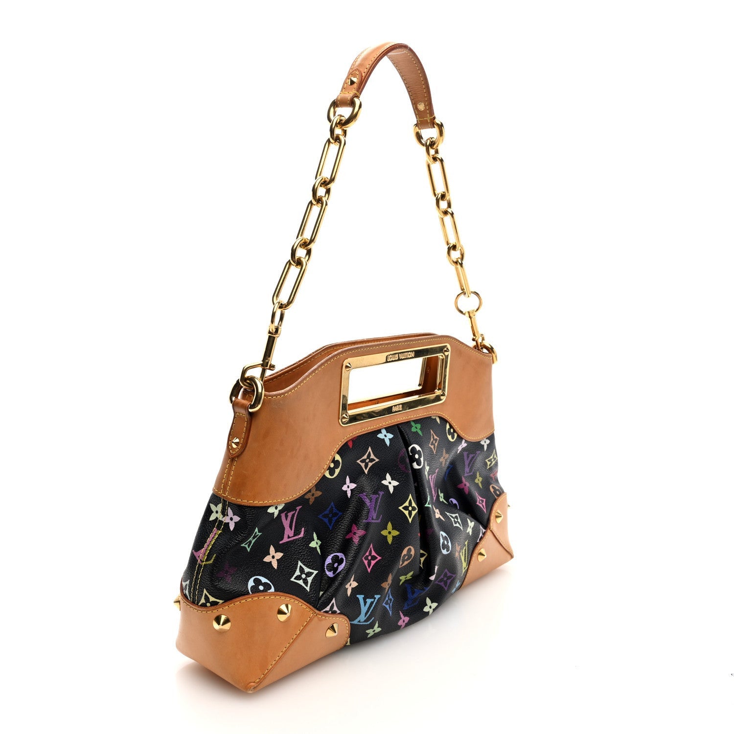 Louis Vuitton Monogram Multicolor Judy MM Black 3 of 7