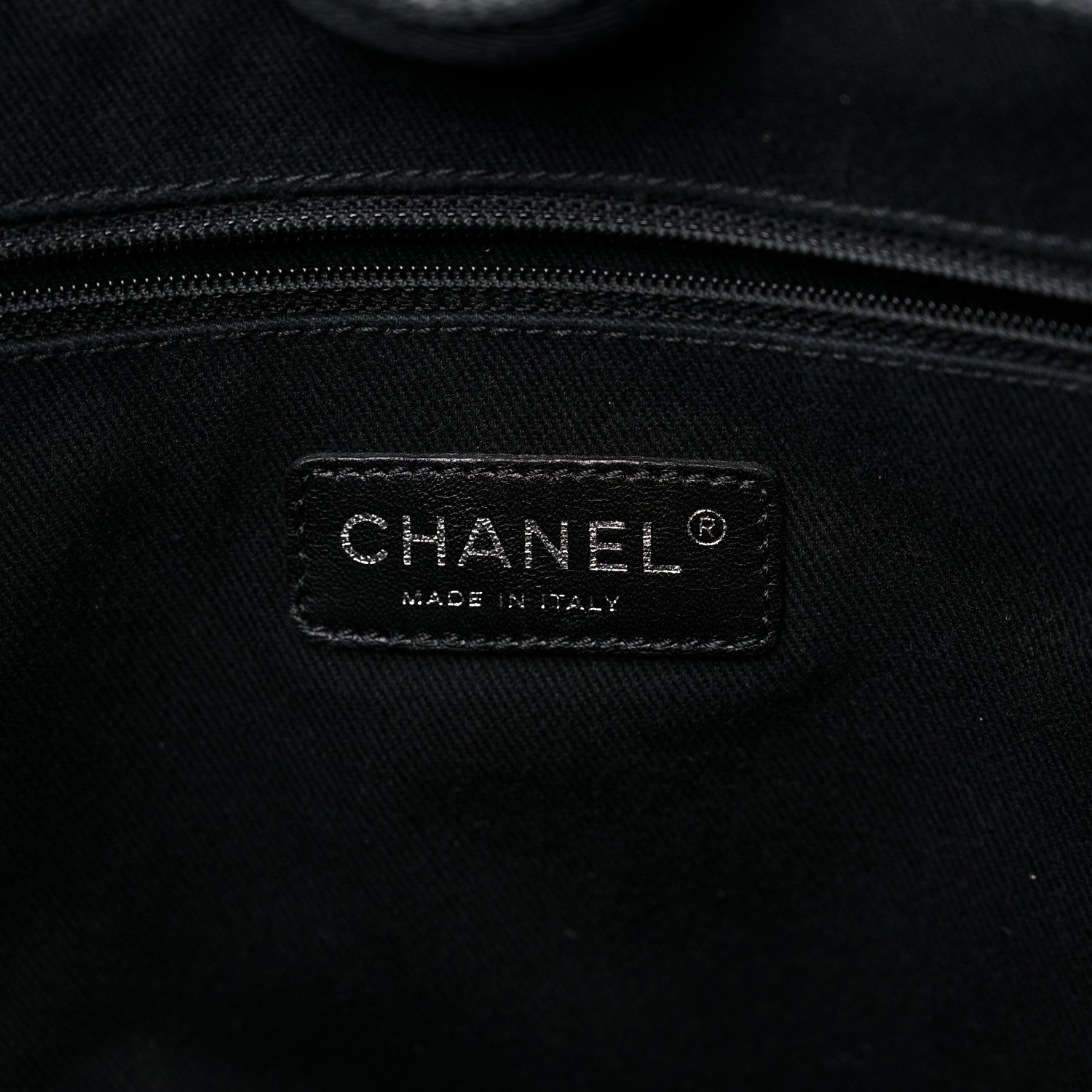 Chanel Canvas Small Deauville Tote Grey 6 of 16