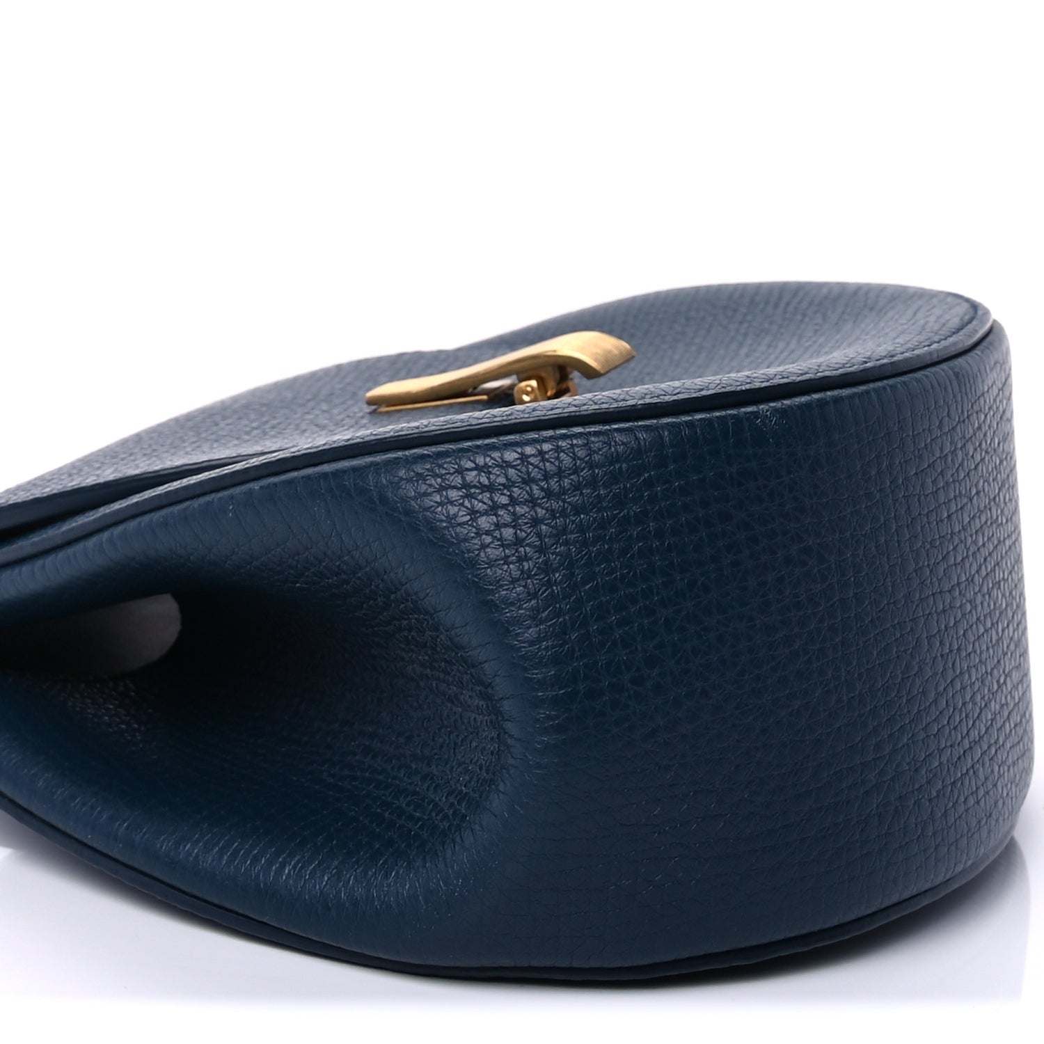 Bottega Veneta Palmellato Calfskin Rounded Belt Bag  Navy 7 of 8