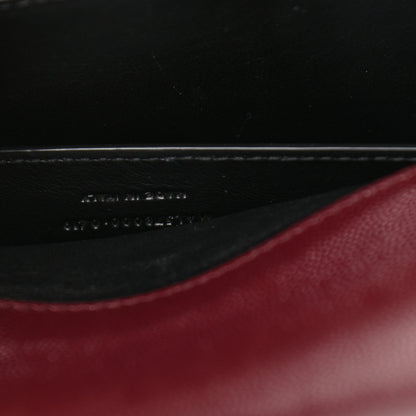 Saint Laurent Grain de Poudre Medium Classic Monogram Cassandra Top Handle Rouge Legion 7 of 7