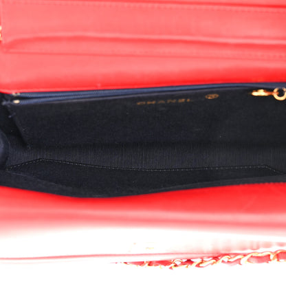 Chanel Lambskin Quilted Medium Single Flap Red 5 of 15