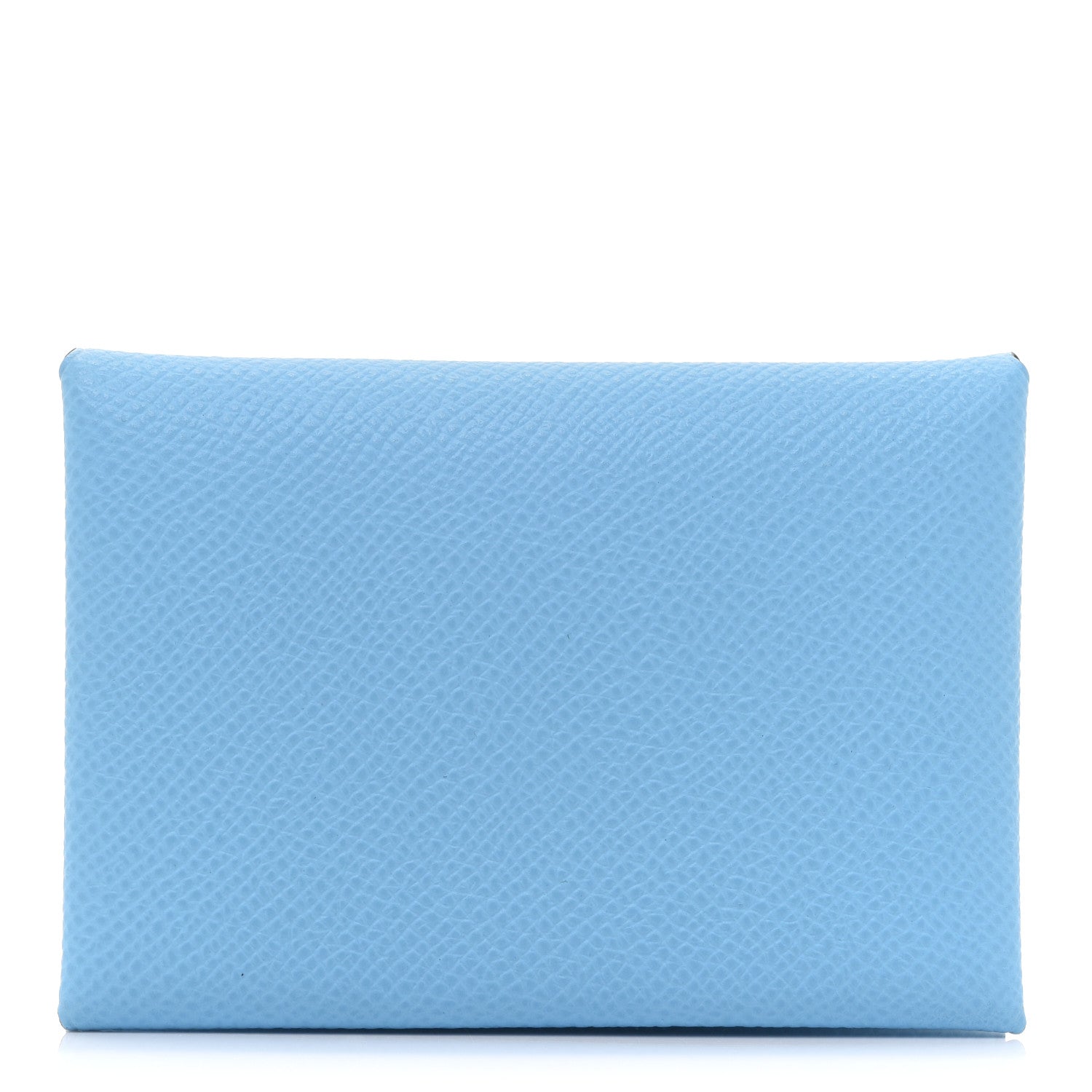 Hermes Epsom Calvi Duo Card Case Celeste 1 of 8